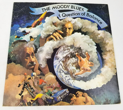 VINTAGE The Moody Blues Vinyl Record A Question Of Balance 1970 LP Prog Rock