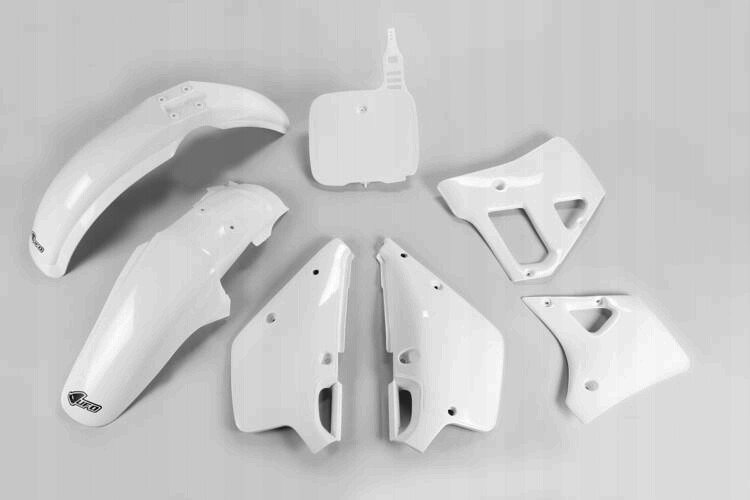 Kit plastique YZ 125 1991 Yamaha blanc OEM rénovation carénage sans déformation YA297E999