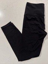 Athleta Leggings Women's Size Small High Waist Pull-On Crop Solid Black