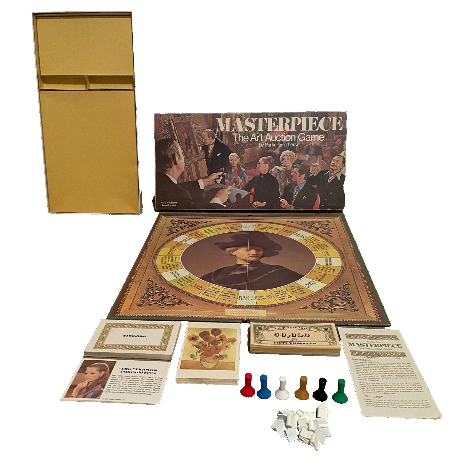 Parker Brothers Board 1970 Vintage Manufacture Board & Traditional Games