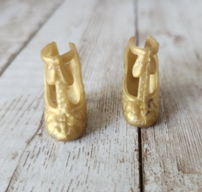 Disney Elena of Avalor Gold Tone Replacement Shoes Heels Doll Size