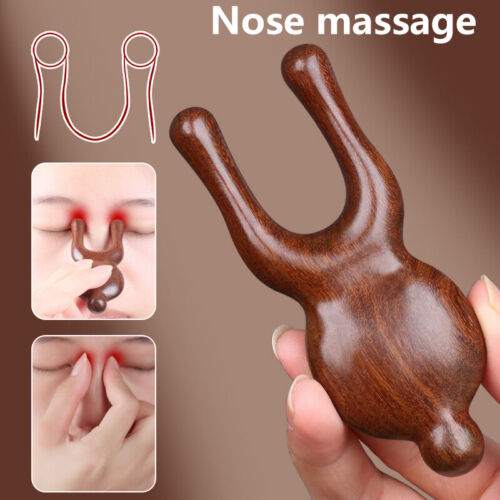 Nose Massager Eyes Facial Wood Guasha Tool Promote Blood Circulation Guasha - Afbeelding 1 van 14