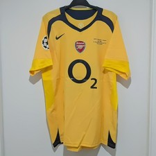 Arsenal London Thierry Henry 2006 UCL Final Retro Jersey Men's L