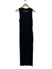 Reformation Jeans Black Maxi Sleeveless T-shirt Dress XS