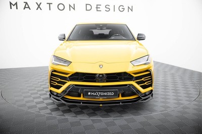 Maxton Design Frontlippe V.3 passend für Lamborghini Urus Mk1 schwarz Hochglanz