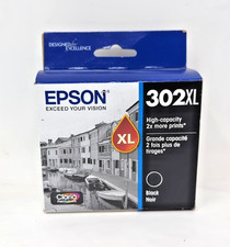 EPSON 302XL BLACK HIGH-CAPACITY INK CARTRIDGE EXPIRES 03/2027 BRAND NEW