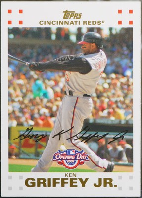 2007 Topps Opening Day #104 Ken Griffey Jr. Gold Baseball NM