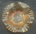 WONDERFUL VINTAGE CARNIVAL DUGAN RADIUM MARIGOLD VINTAGE THREE IN ONE EDGED BOWL