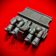 Landspeeder Land Speeder Pilot Legs (OOP) Space Marine 40K vehicle bits  C413