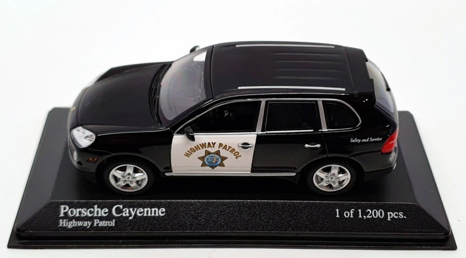 Minichamps 1/43 Scale 400 066291 - Porsche Cayenne Police - Highway Patrol - Image 4 of 4