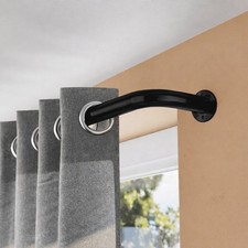 Extendable Curtain Pole with Fittings Set 28mm Heavy Duty Blackout Curtins Rods