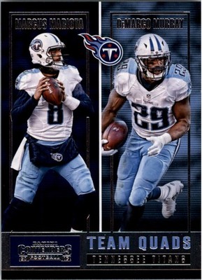 2017 Panini Contenders Team Quads #2 Davis DeMarco Murray Decker Marcus Mariota