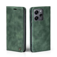 Handy HüLle FüR Xiaomi Redmi 12 Klapp Magnet Smartphone Cover Case GrüN