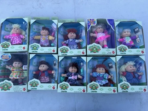 10 Vintage 1995-1998 Cabbage Patch Kids & Baby Factory Sealed Rare Hard To Find
