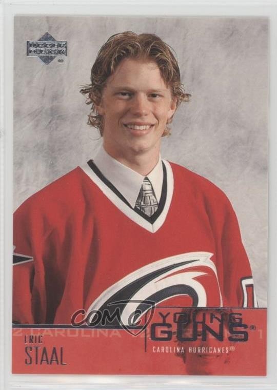 2003-04 Upper Deck Young Guns Eric Staal #206 Rookie RC