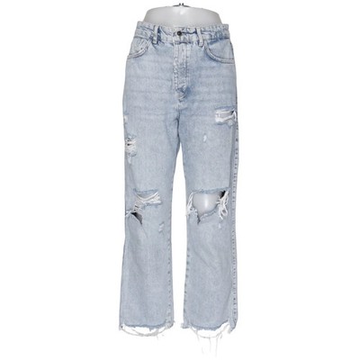 Zara, Jeans, Größe: 38, Blau, Baumwolle, Einfarbig, Denim, Damen #FKe