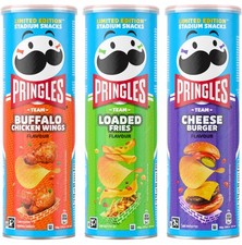 PRINGLES -TEAM- Stadium Snacks Limited Edition Potato Chips Bundle 3 x 165g