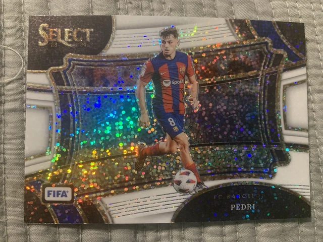 2023 Panini Select La Liga White Sparkle Pedri Field Level #233 SP