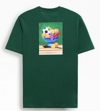 Adidas Soccer Graphic Still Art T-Shirt Medium Green NWT