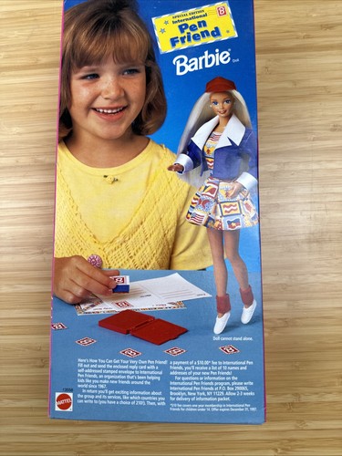 1995 Mattel Special Edition INTERNATIONAL PEN FRIEND Barbie (C6) - Picture 3 of 3