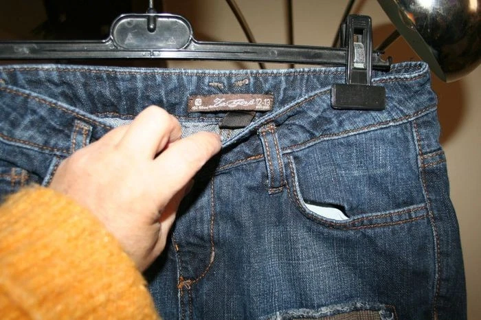 ZARA TAILLE 12/13 ANS 🌸Jean droit cropped taille haute Taille 12-13 ans - Photo 2/3