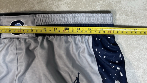 NWT Air Jordan Georgetown Hoyas Mens Salesman Sample Gray Shorts Size Large 1179 - Picture 2 of 10