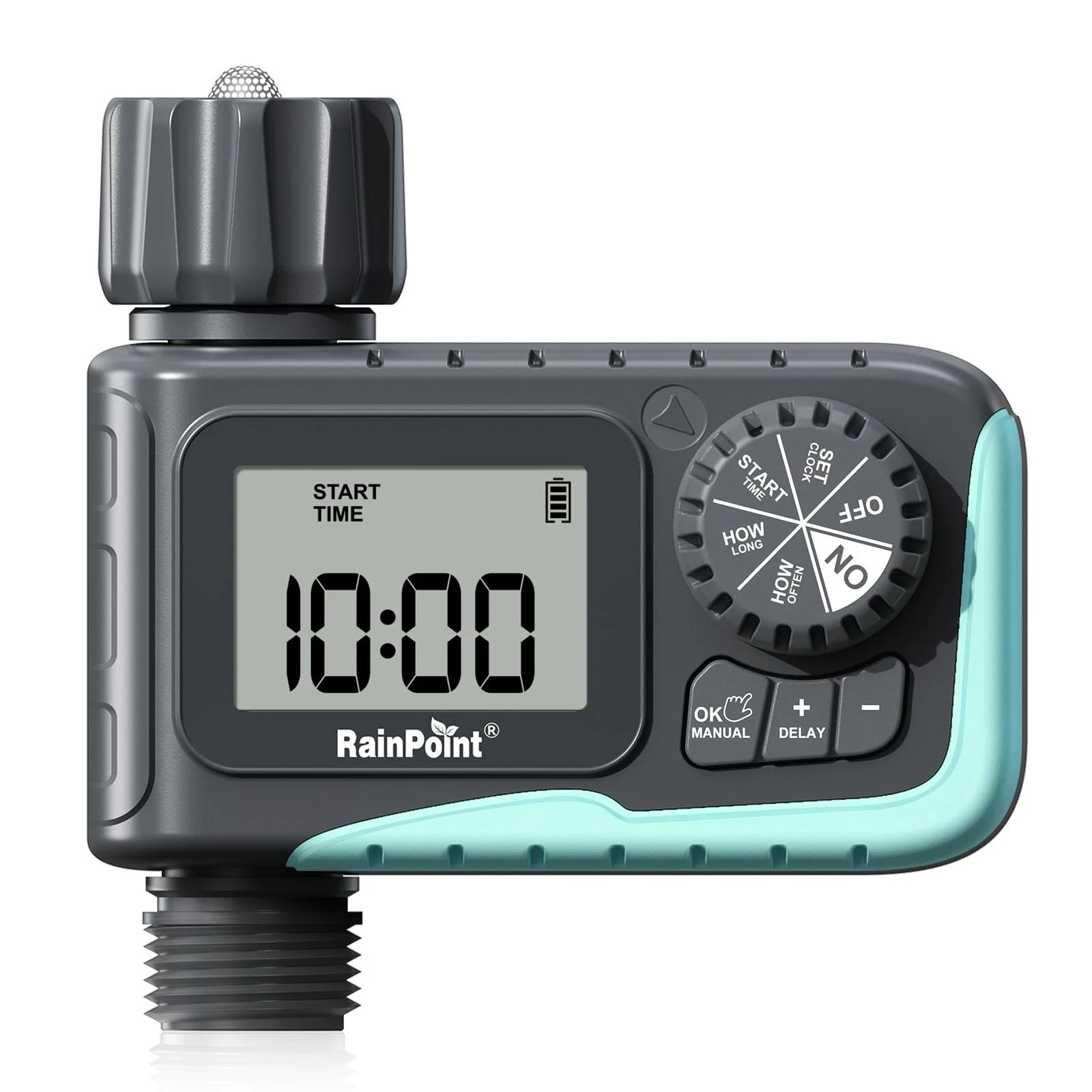 RAINPOINT Sprinkler Timer, Programmable Water Timer for Garden Hose, Outdoor ...