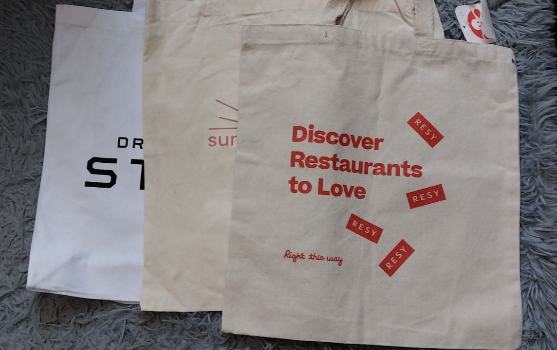 Beach & grocery tote bags 3-piece combo set at low price