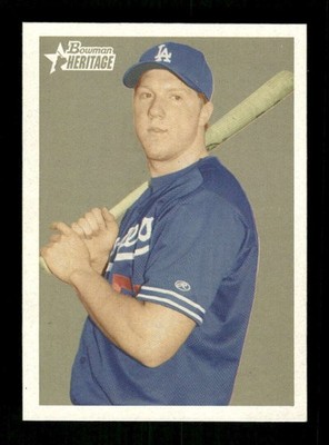 2006 Bowman Heritage Prospects #BHP61 Jamie Hoffmann NM Near Mint Dodgers BXCP06
