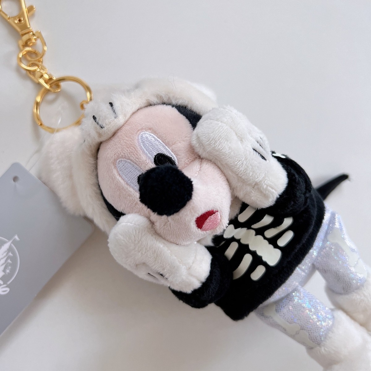 Tokyo Disney Store Mickey Plush Keychain 2025 Halloween Spooky Japan
