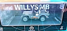 1/64 Time Micro Willys MB WWII Jeep Diecast Car – Limited Edition Military Model