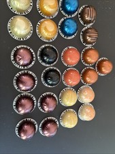 LOT 25 EMPTY Nespresso Coffee Capsules Pods Vertuo 7.7 fl oz Sh16-12M