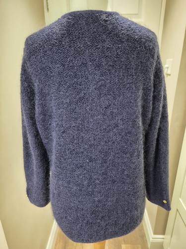 Classic 15% Mohair Cardigan Uk12 Winter Wardrobe Staple - Picture 4 of 10