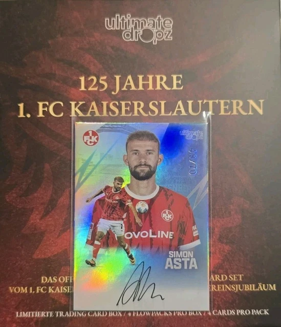 Simon Asta /70 - 125 Jahre 1. FC Kaiserslautern Ultimate Dropz