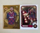 2025-26 Topps FC Barcelona Collector Tin ~ Lionel Messi 2 Cards / Gold + Base