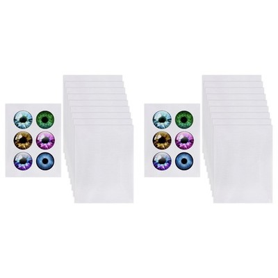20 Stück Fursuit-Augennetz, 11,8 X 8,6  Schwarzes Kostüm-Augennetz, 0,59509