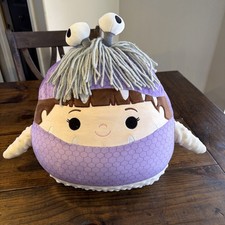 Squishmallows Disney Pixar Boo Monsters Inc Purple Plush Kellytoy 15 Inch
