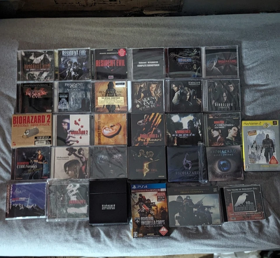 Resident Evil Official Soundtrack Ultimate Collection Capcom Biohazard CDs RARE - Image 2 of 4