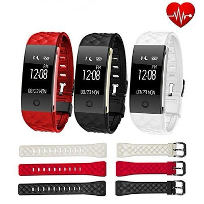 Apachie Smart Watch Fitnness Activity Tracker Red UK