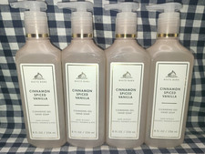 4-Pack NEW Cinnamon Spiced Vanilla Cleansing Gel Soap 8 oz Bath  Body Works