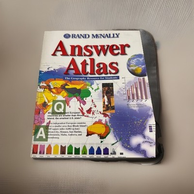 Rand McNally Answer Atlas  Geography  Resource for Students Paperback