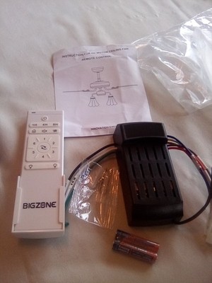 Replacement Remote & Receiver For 42'' Flush Mount Ceiling Fan