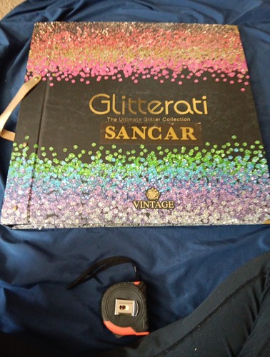 Sanclair Glitterati Wallpaper Sample book Vintage For Craft Journals Scrapbooks 