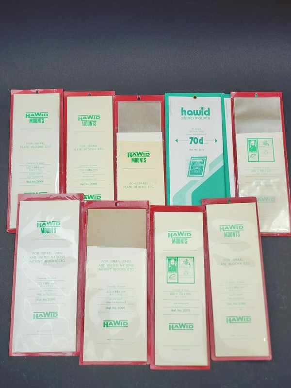 Hawid Stamp mounts New And Used Packs