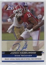 2022 Leaf Pro Set Draft Auto Blue Jadon Haselwood #PSA-JH3 Auto 0q1p
