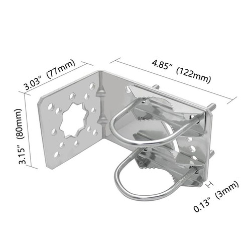 Outdoor For Starlink Short Wall Mount with Adjustable Installation Options - Zdjęcie 6 z 11