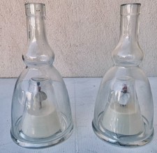 DEUX ANCIENNES BOUTEILLES  MUSICALES BOLS