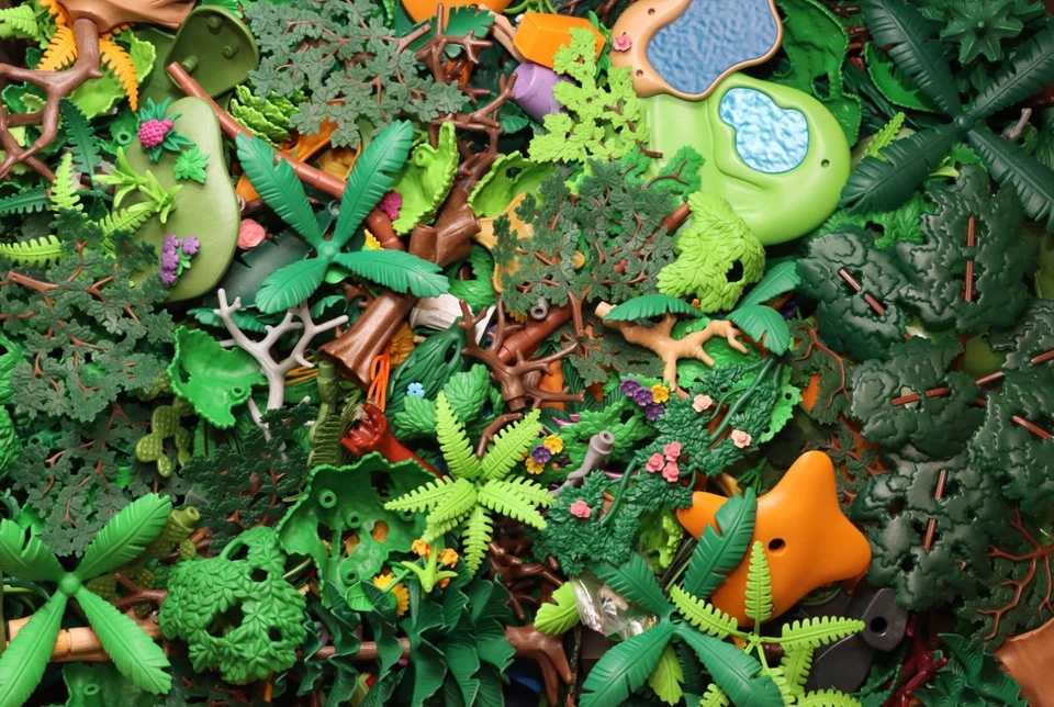 Playmobil® Pflanze Baum Baumstamm Wurzel Bodenplatten zur Auswahl Wald Gnom #D - Bild 1 von 1
