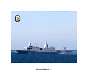 USS CLEVELAND LPD 7 Photo Canvas Print USN Navy Ship
