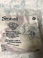 2003 Burger King Movie Toy Sinbad New Sealed Card 4 inside smoke free home